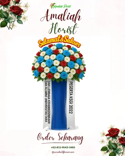 Standing Flower di Balai Persemayaman Angsapura